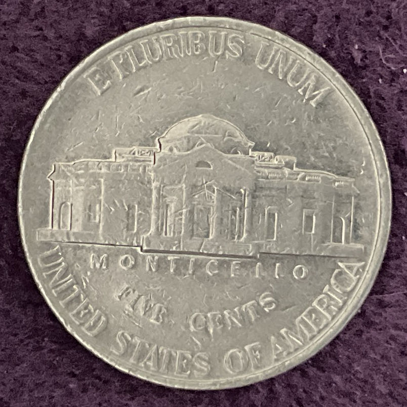 Nickel Jefferson D 1994 2  coin collectible - Main Image 4