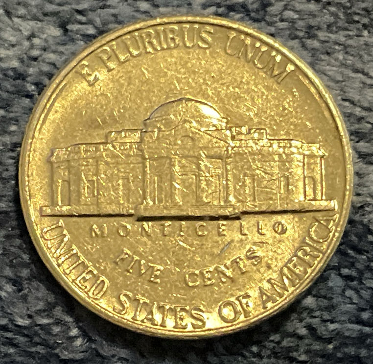 Nickel Jefferson P 1994 1  coin collectible - Main Image 2