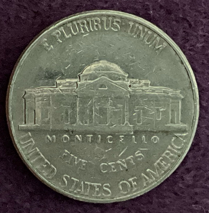 Nickel Jefferson P 1994 1  coin collectible - Main Image 4