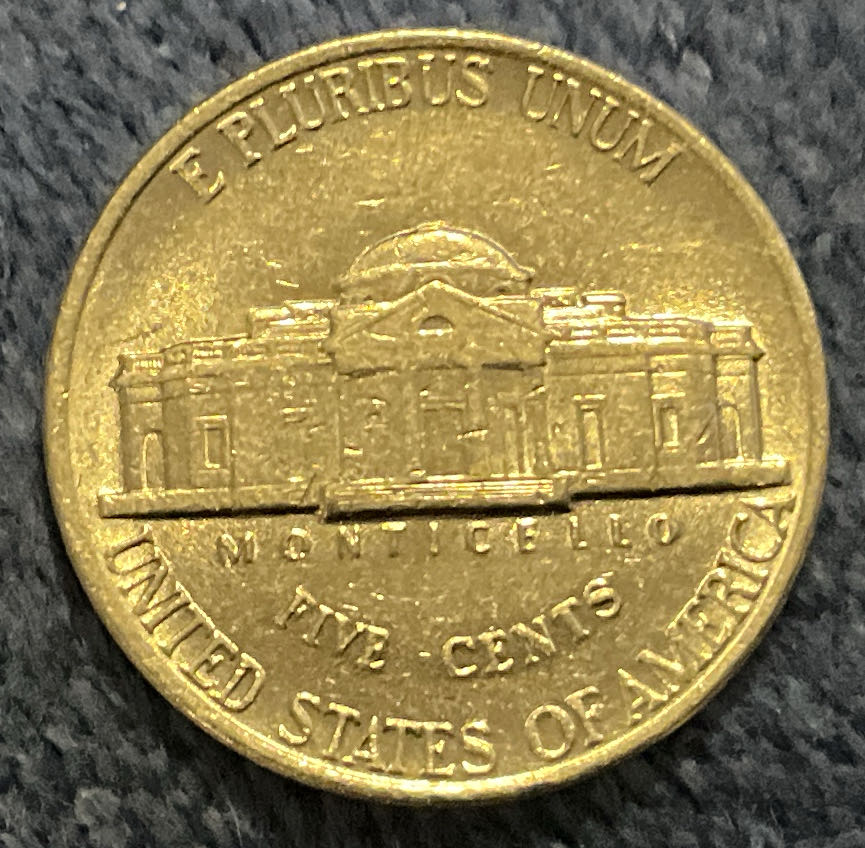 Nickel Jefferson D 1995 1  coin collectible - Main Image 2