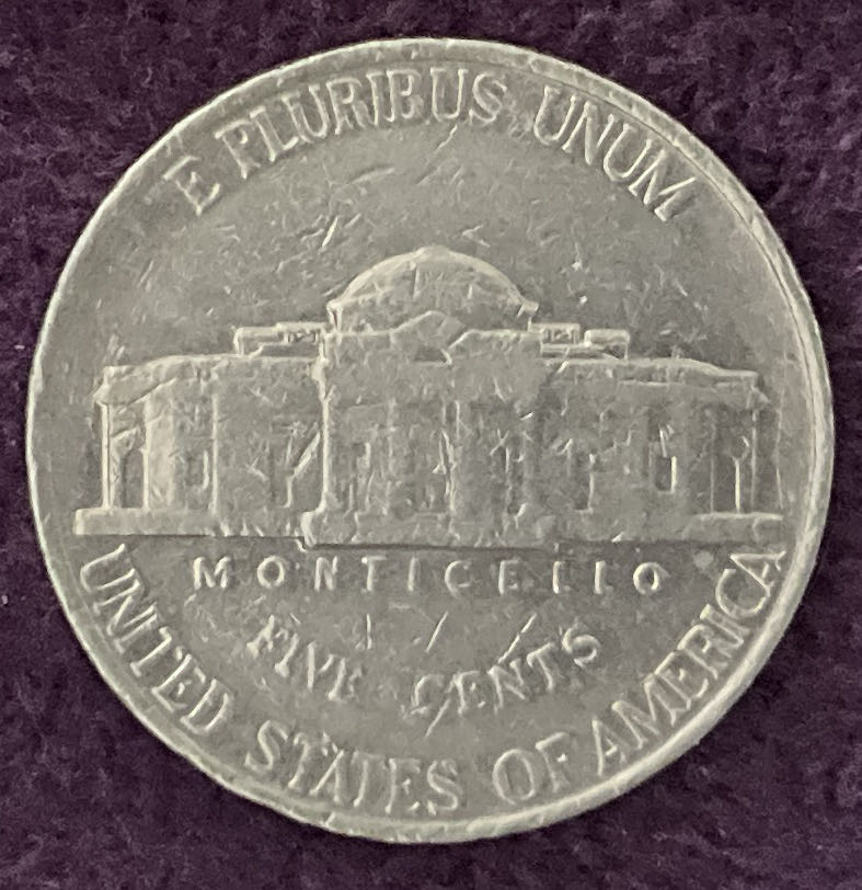 Nickel Jefferson D 1996 2  coin collectible - Main Image 4