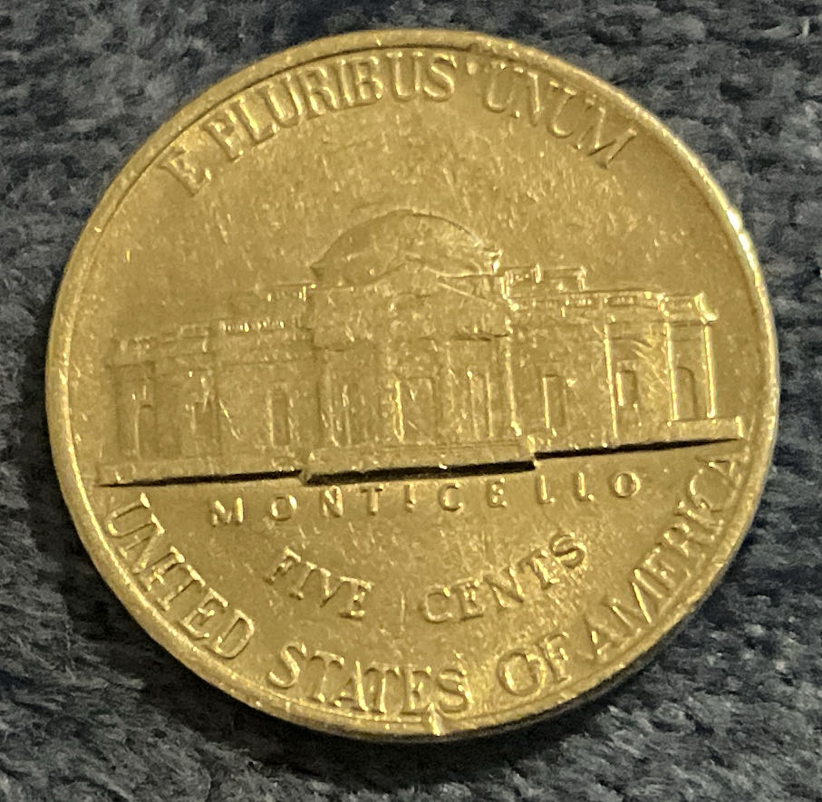 Nickel Jefferson D 1996 4  coin collectible - Main Image 2
