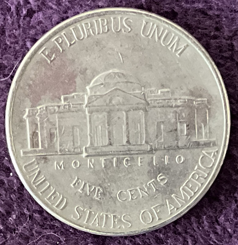 Nickel Jefferson D 1997 2  coin collectible - Main Image 4