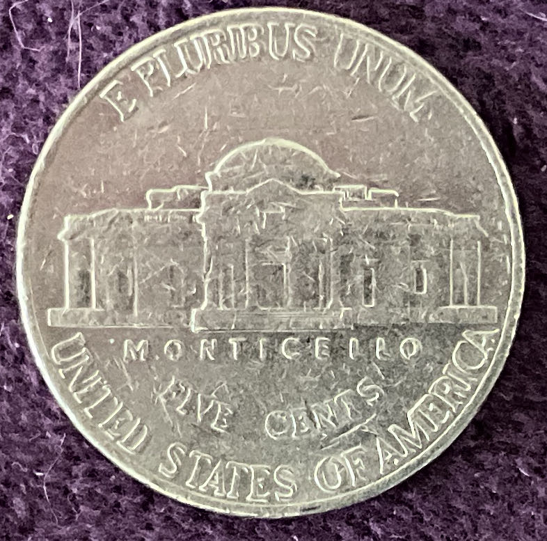 Nickel Jefferson D 1998 1  coin collectible - Main Image 4