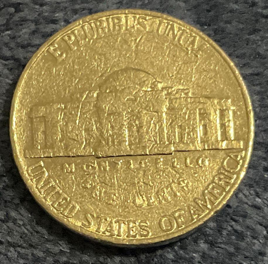 Nickel Jefferson D 1998 2  coin collectible - Main Image 2