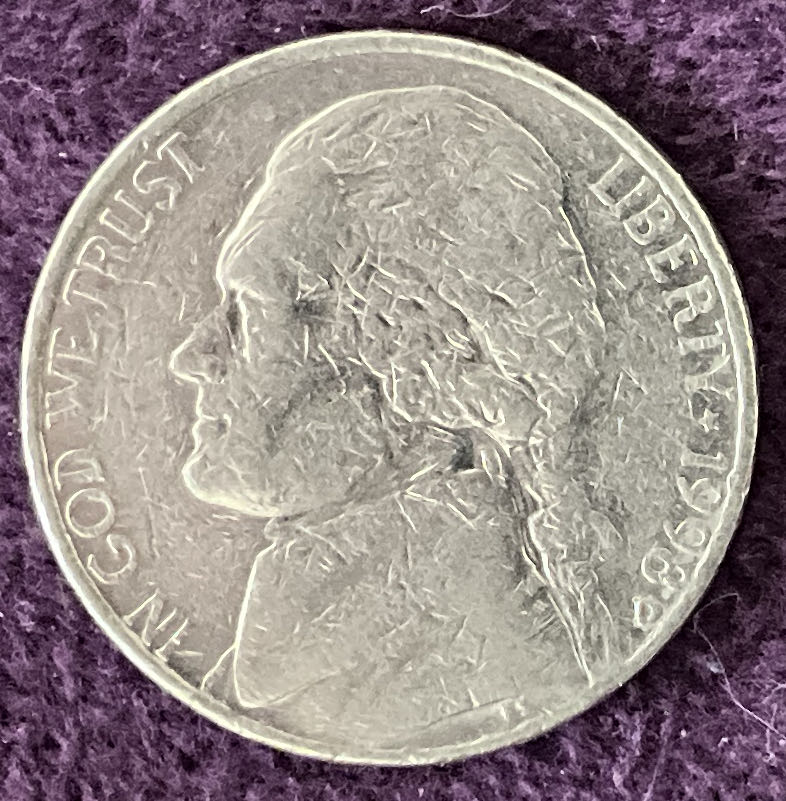 Nickel Jefferson D 1998 2  coin collectible - Main Image 3