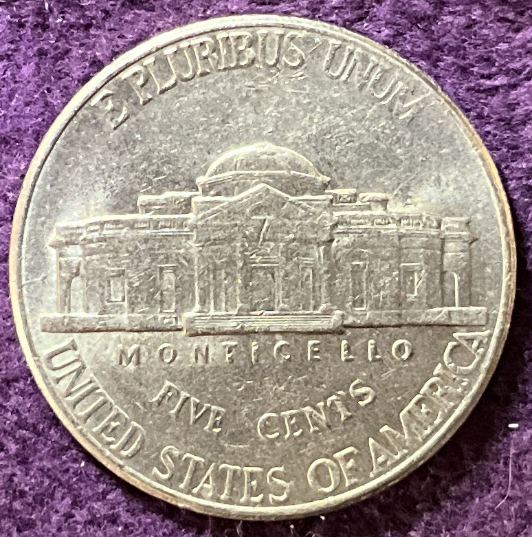 Nickel Jefferson P 1998 1  coin collectible - Main Image 4