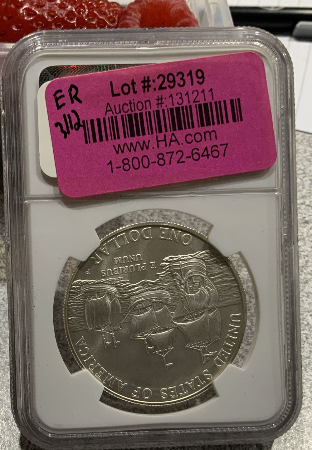 2007 P Jamestown $1 NGC MS70  coin collectible - Main Image 2