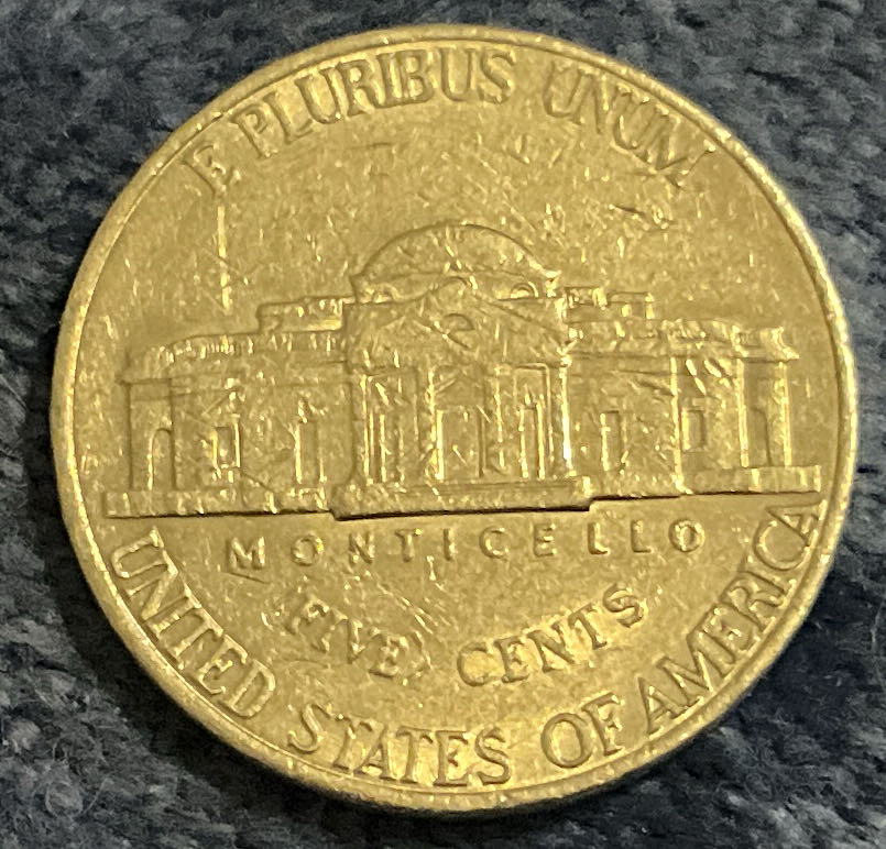 Nickel Jefferson D 1999 2  coin collectible - Main Image 2