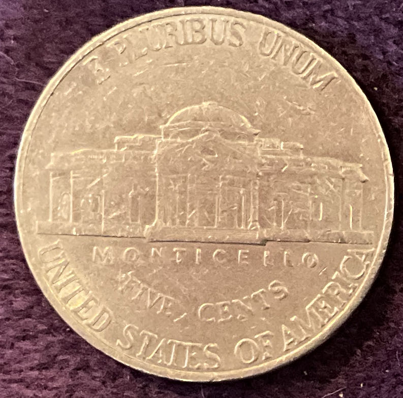 Nickel Jefferson D 1999 2  coin collectible - Main Image 4