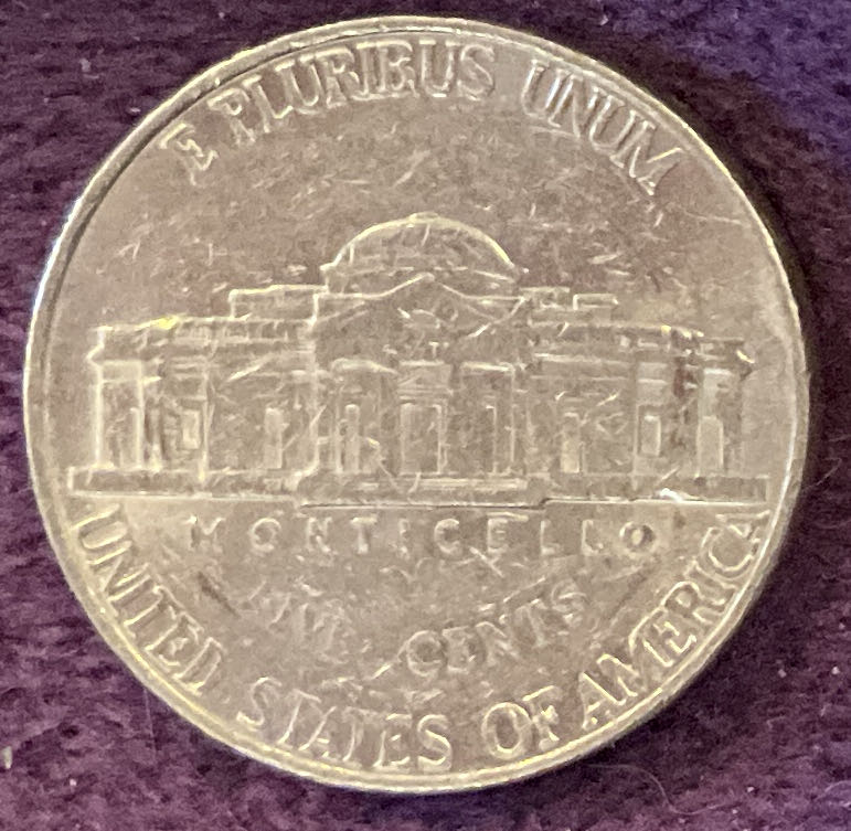 Nickel Jefferson D 1999 3  coin collectible - Main Image 4