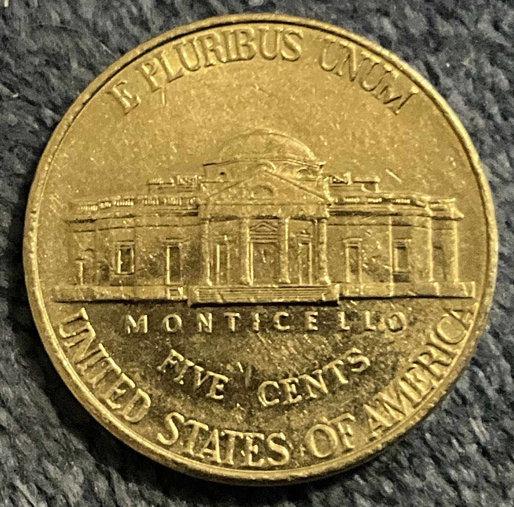 Nickel Jefferson D 1999 4  coin collectible - Main Image 2