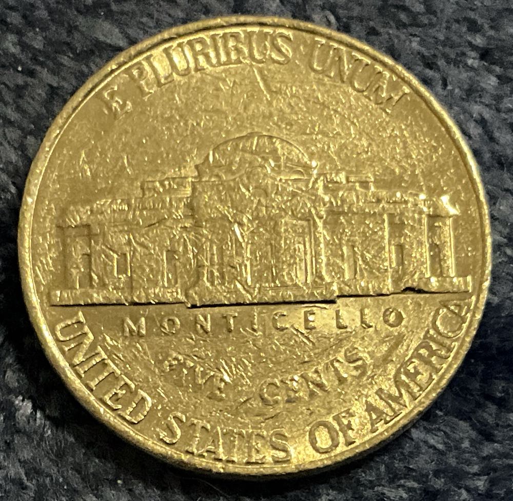 Nickel Jefferson D 1999 5  coin collectible - Main Image 2