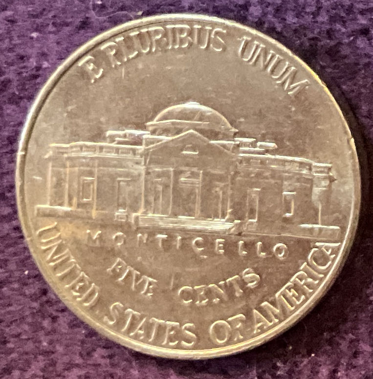 Nickel Jefferson D 1999 5  coin collectible - Main Image 4