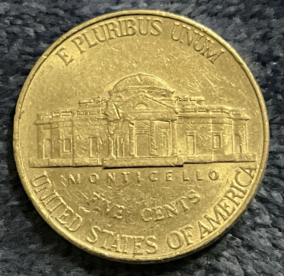 Nickel Jefferson P 2000 1  coin collectible - Main Image 2