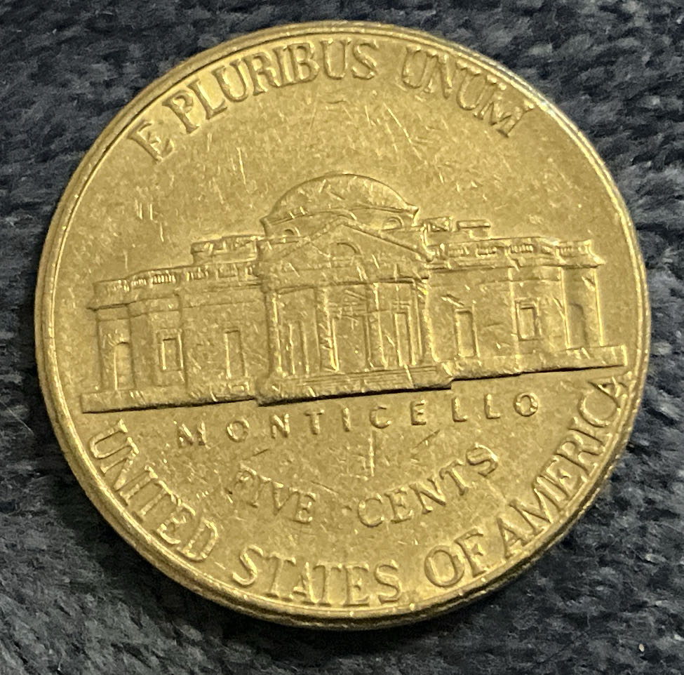 Nickel Jefferson D 2000 1  coin collectible - Main Image 2