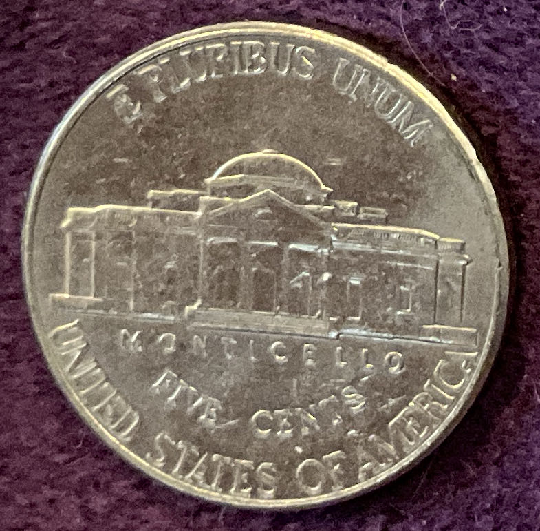 Nickel Jefferson D 2000 3  coin collectible - Main Image 4