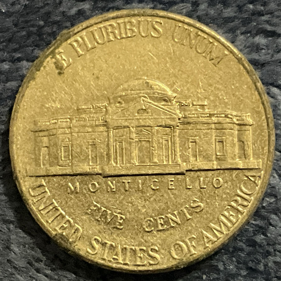 Nickel Jefferson D 2000 4  coin collectible - Main Image 2