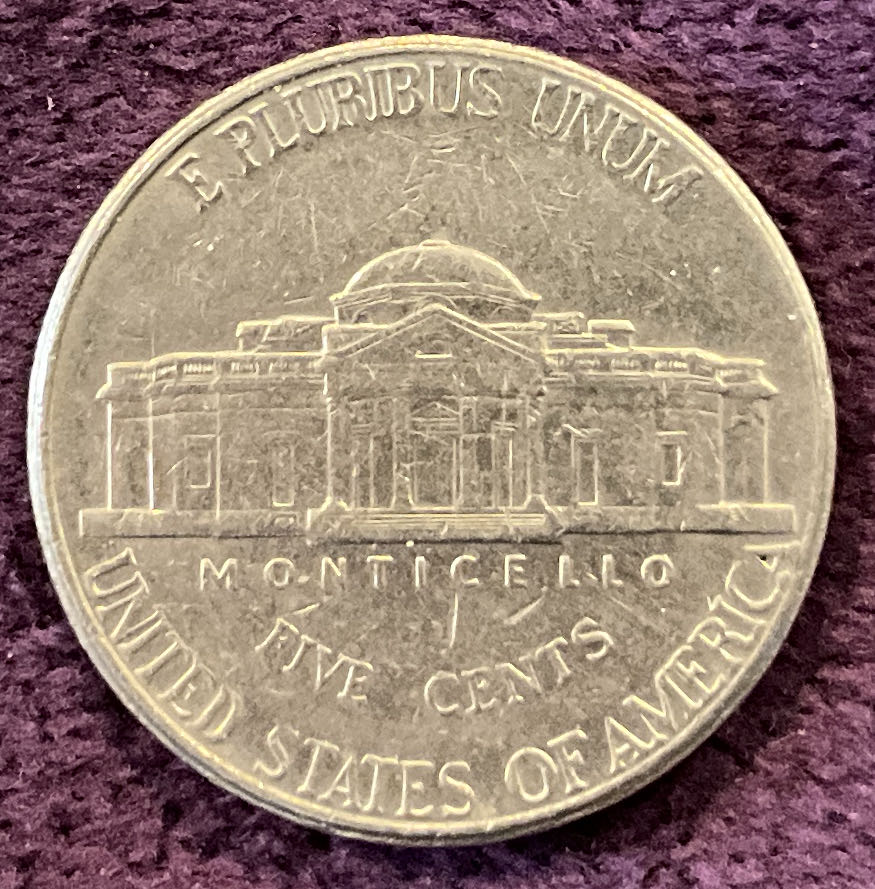 Nickel Jefferson D 2000 4  coin collectible - Main Image 4