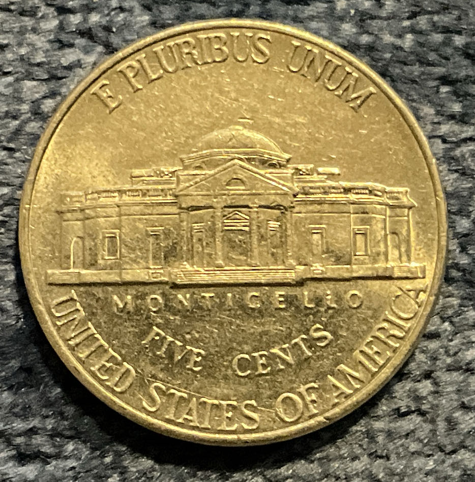 Nickel Jefferson D 2001 2  coin collectible - Main Image 2