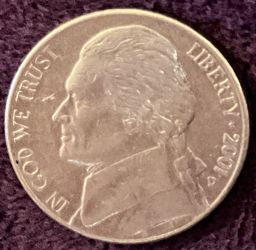 Nickel Jefferson D 2001 2  coin collectible - Main Image 3