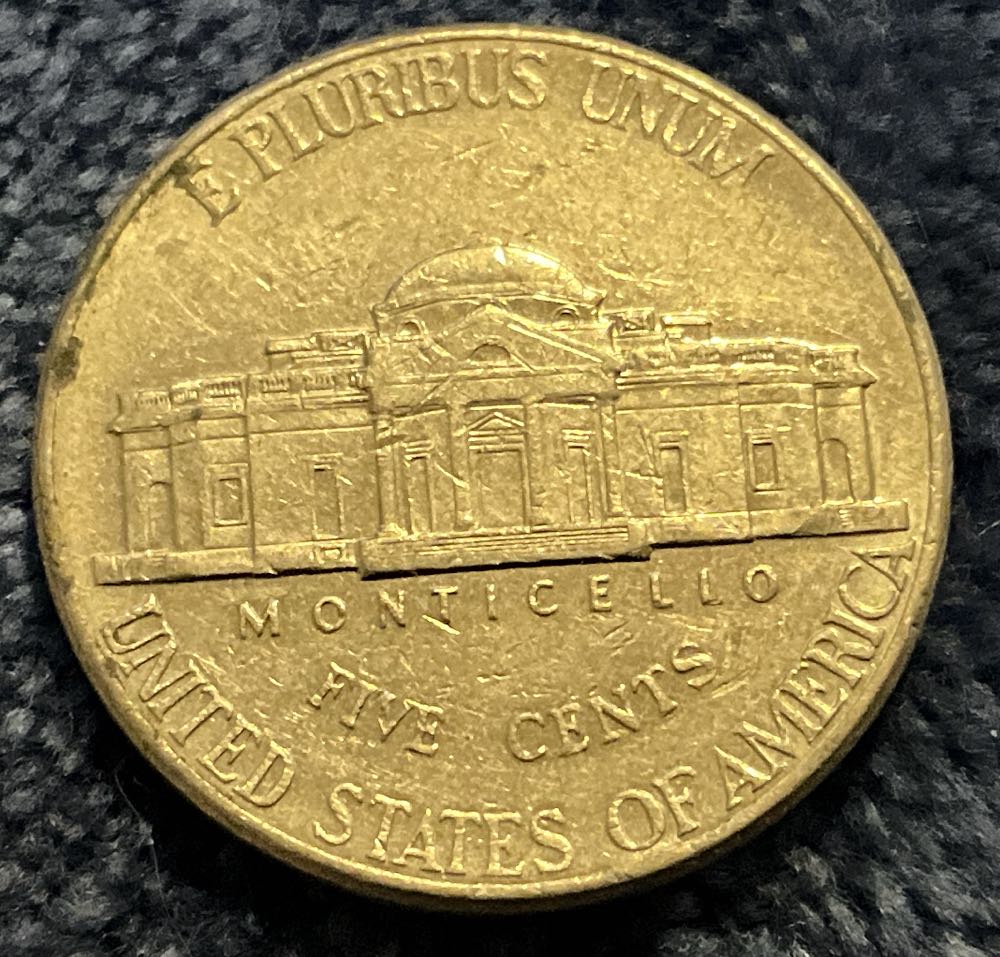 Nickel Jefferson D 2001 3  coin collectible - Main Image 2