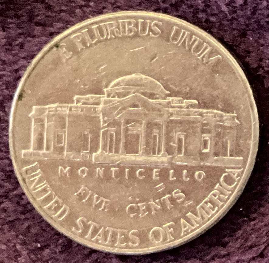 Nickel Jefferson D 2001 3  coin collectible - Main Image 4