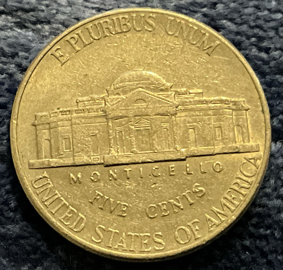 Nickel Jefferson D 2001 4  coin collectible - Main Image 2