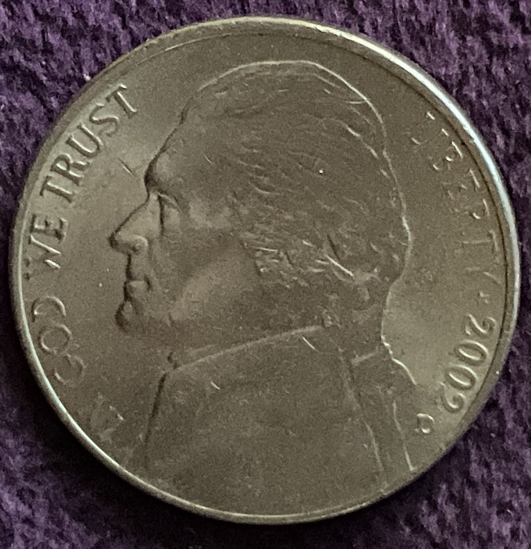 Nickel Jefferson D 2002 3  coin collectible - Main Image 3