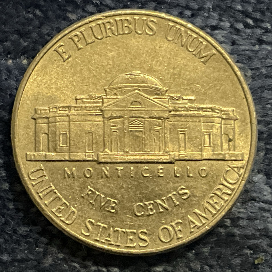 Nickel Jefferson D 2003 1  coin collectible - Main Image 2