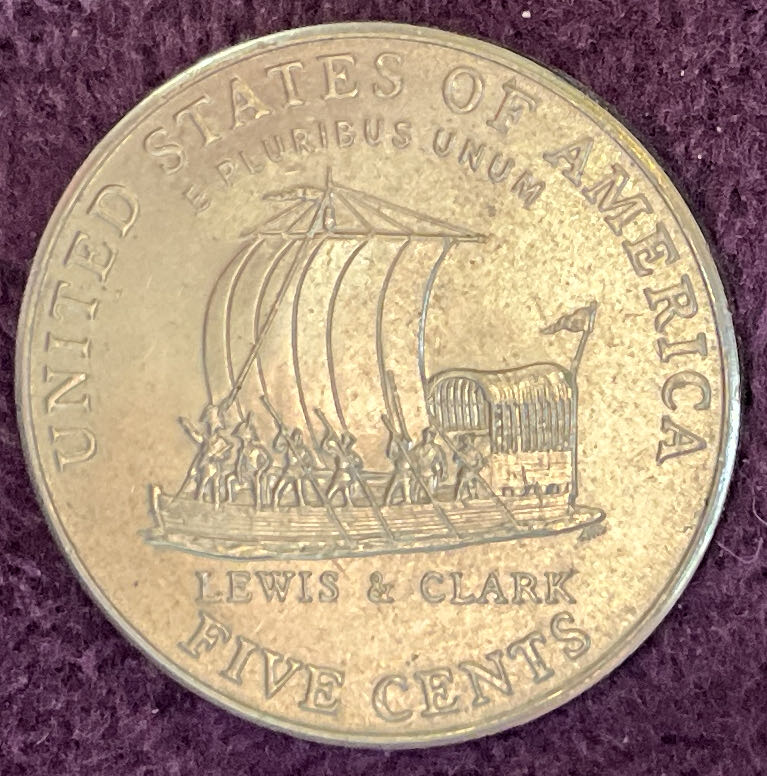 Nickel Jefferson D 2004 1  coin collectible - Main Image 4