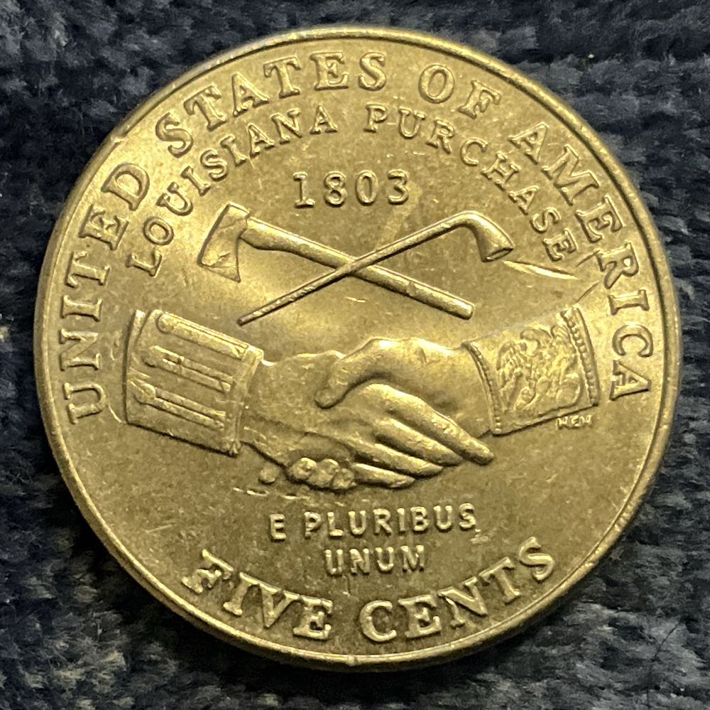 Nickel Jefferson D 2004 8  coin collectible - Main Image 2