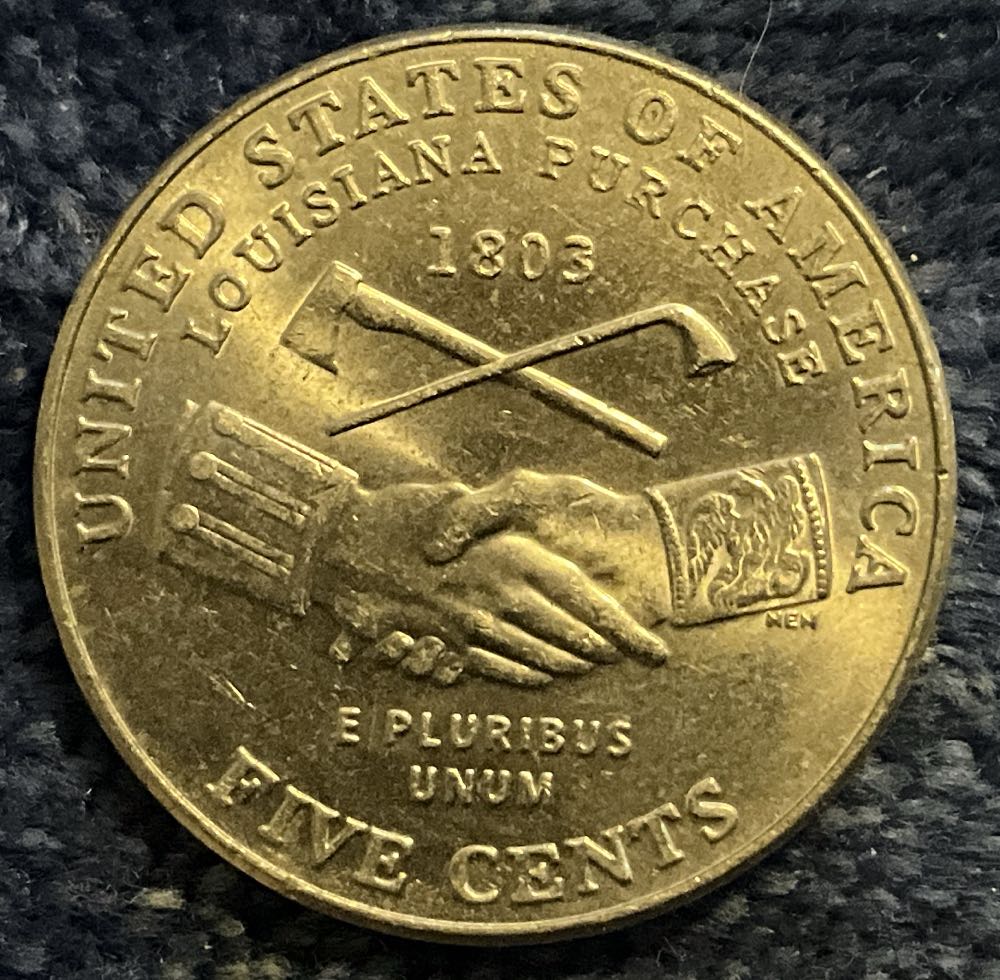 Nickel Jefferson D 2004 9  coin collectible - Main Image 2