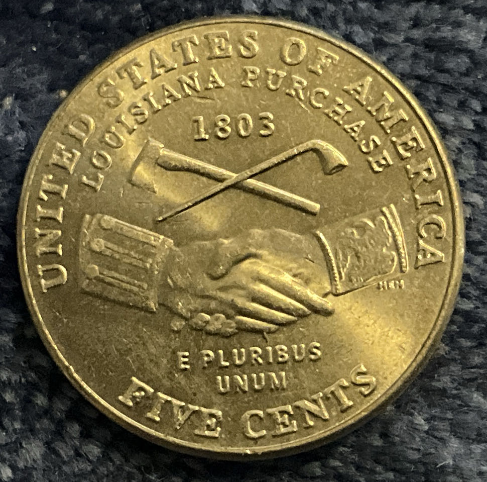 Nickel Jefferson D 2004 11  coin collectible - Main Image 2