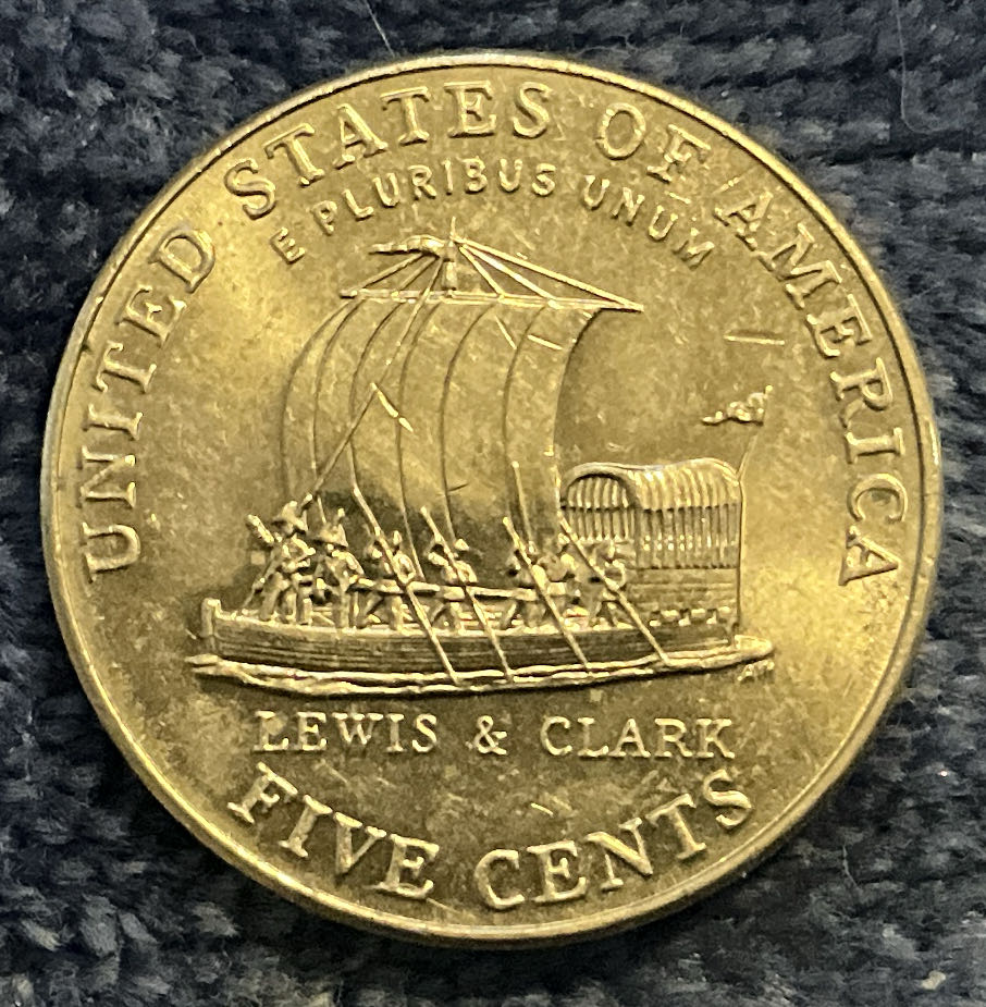 Nickel Jefferson D 2004 3  coin collectible - Main Image 2