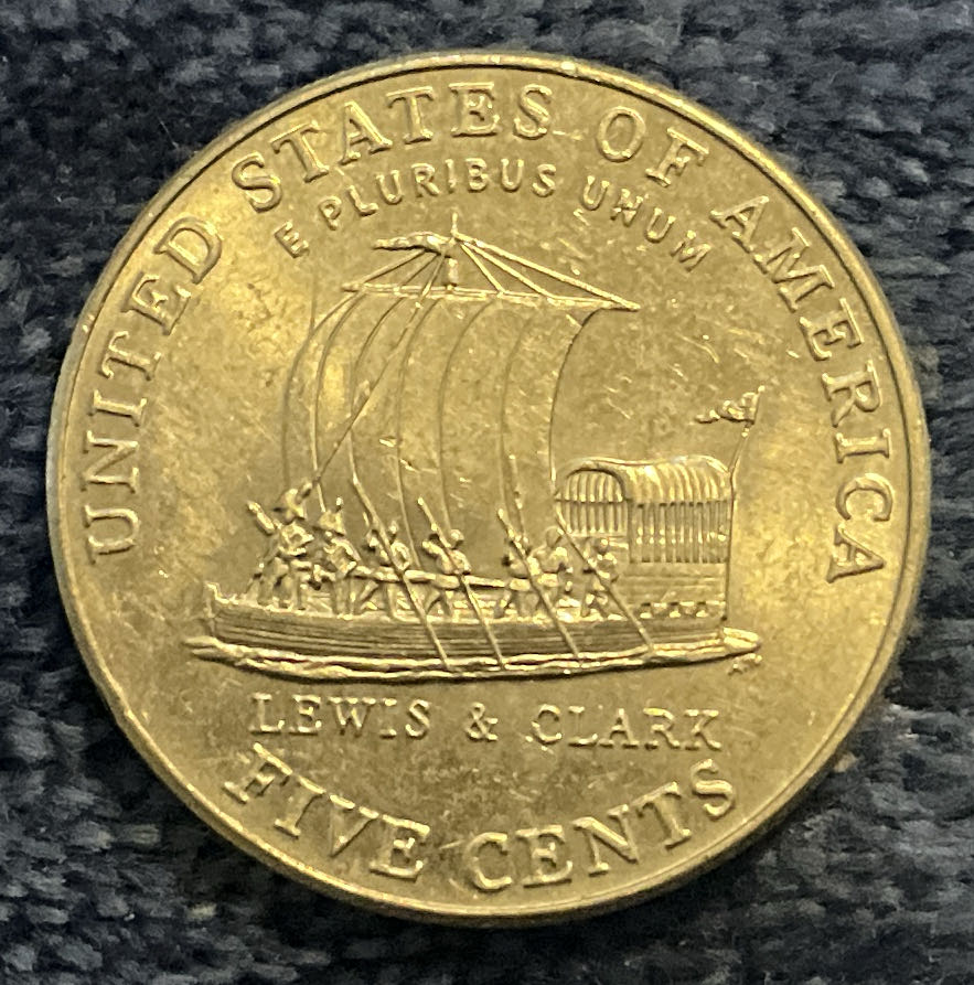 Nickel Jefferson D 2004 10  coin collectible - Main Image 2