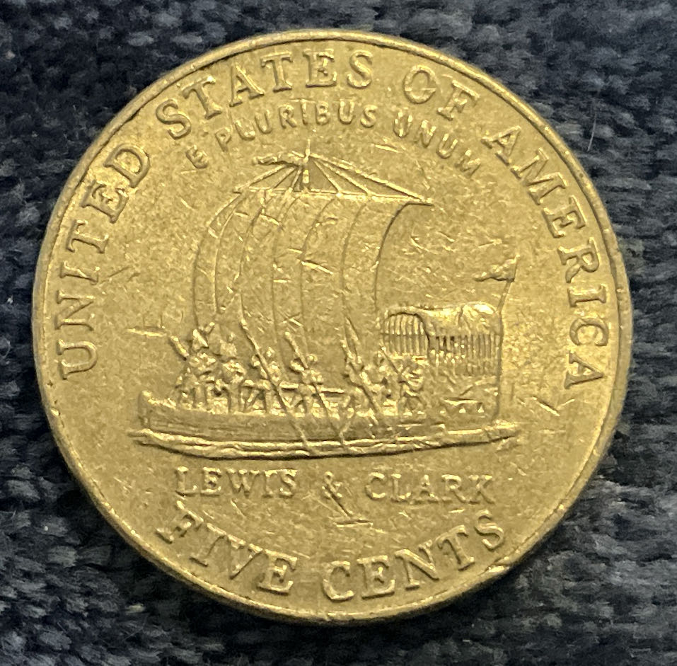 Nickel Jefferson D 2004 6  coin collectible - Main Image 2