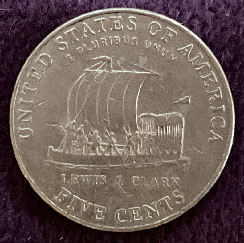 Nickel Jefferson D 2004 7  coin collectible - Main Image 4