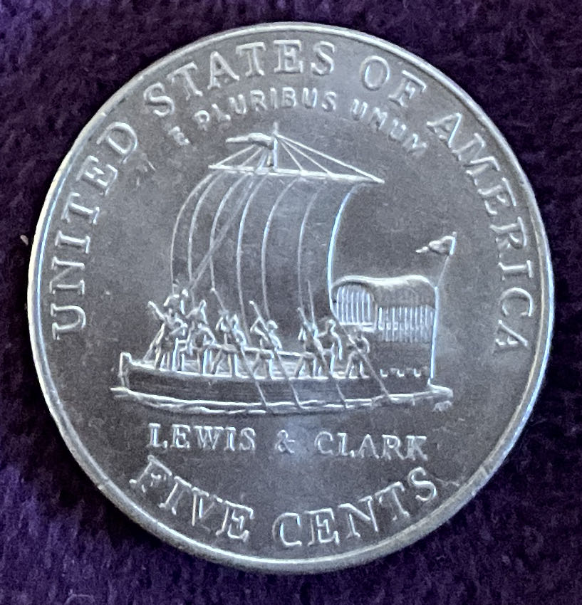 Nickel Jefferson D 2004 4  coin collectible - Main Image 4