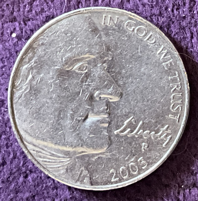 Nickel Jefferson D 2005 4  coin collectible - Main Image 3