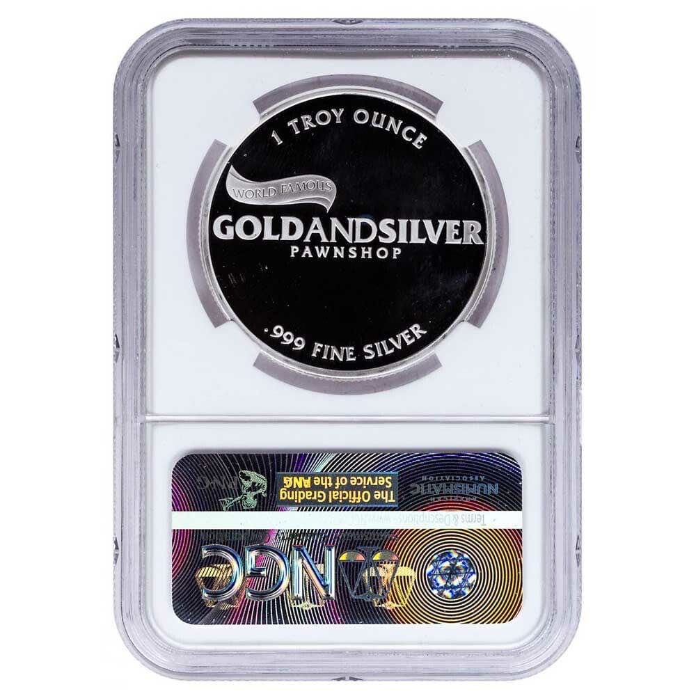 The Original Old Man Silver Medallion  coin collectible - Main Image 2