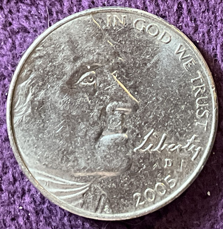 Nickel Jefferson D 2005 12  coin collectible - Main Image 3