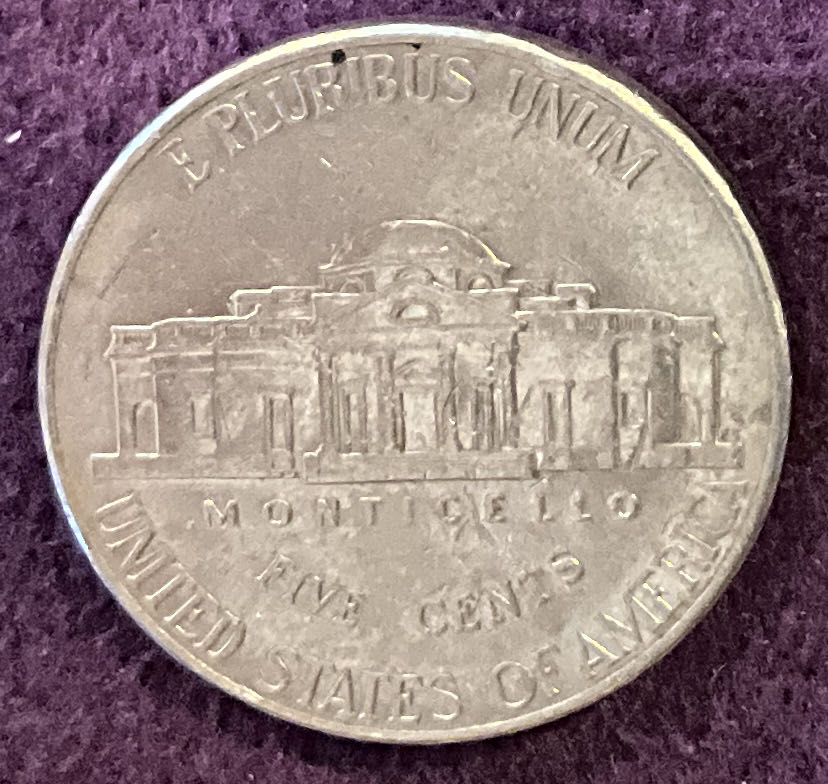 Nickel Jefferson D 2007 1  coin collectible - Main Image 4