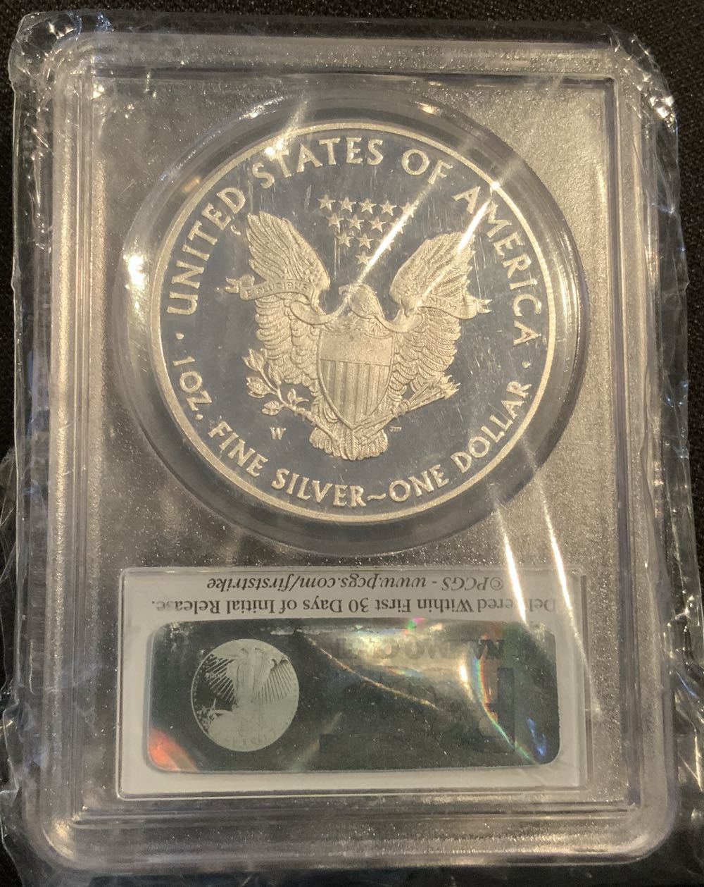 2014 W Silver Eagle PCGS PR 70 DCAM  coin collectible - Main Image 2