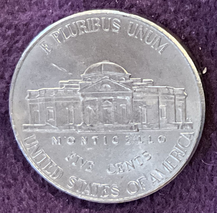 Nickel Jefferson D 2007 4  coin collectible - Main Image 4