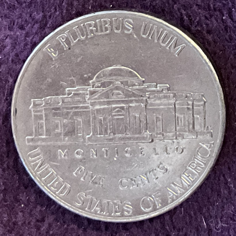 Nickel Jefferson D 2008 1  coin collectible - Main Image 4