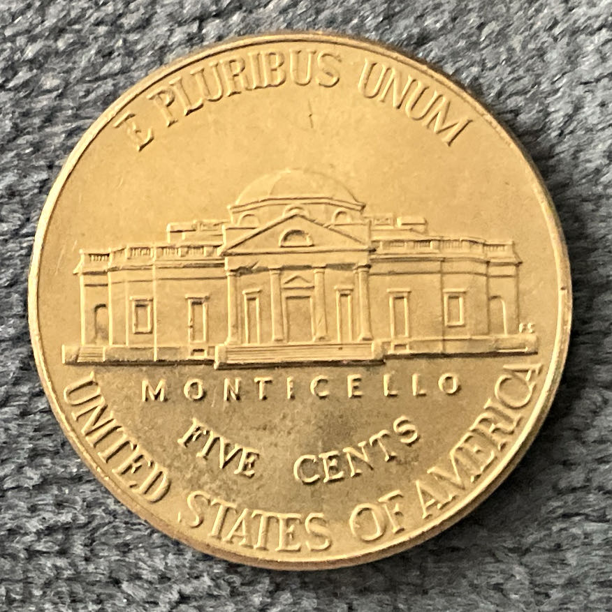 Nickel Jefferson D 2008 4  coin collectible - Main Image 2