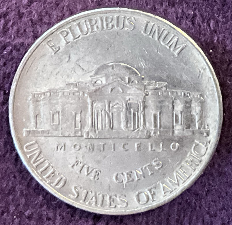 Nickel Jefferson D 2008 5  coin collectible - Main Image 4