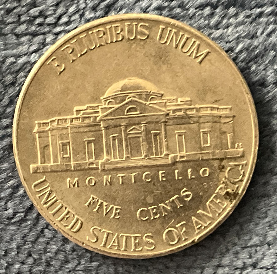 Nickel Jefferson D 2008 6  coin collectible - Main Image 2