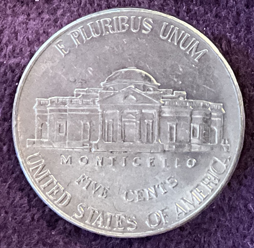 Nickel Jefferson D 2008 6  coin collectible - Main Image 4